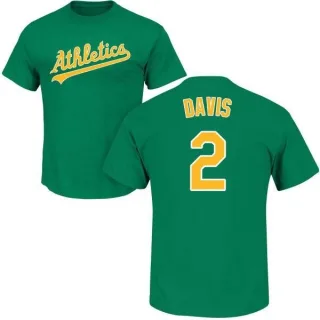 Khris Davis Oakland Athletics Name & Number T-Shirt - Green