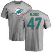 Kiko Alonso Miami Dolphins Name & Number Logo T-Shirt - Ash