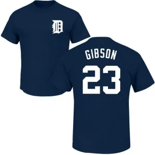 Kirk Gibson Detroit Tigers Name & Number T-Shirt - Navy