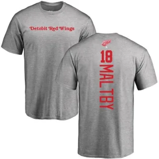 Kirk Maltby Detroit Red Wings Backer T-Shirt - Ash