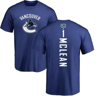 Kirk Mclean Vancouver Canucks Backer T-Shirt - Royal