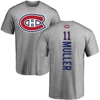 Kirk Muller Montreal Canadiens Backer T-Shirt - Ash