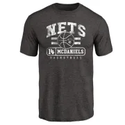 KJ McDaniels Brooklyn Nets Black Baseline Tri-Blend T-Shirt