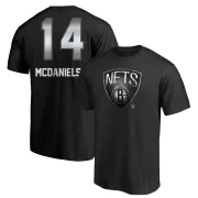 KJ McDaniels Brooklyn Nets Black Midnight Mascot T-Shirt