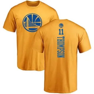 Klay Thompson Golden State Warriors Gold One Color Backer T-Shirt