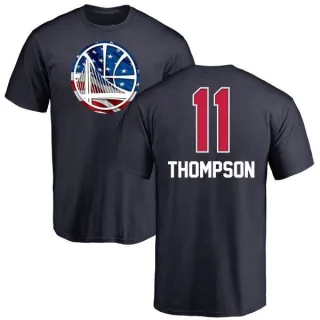 Klay Thompson Golden State Warriors Navy Name and Number Banner Wave T-Shirt