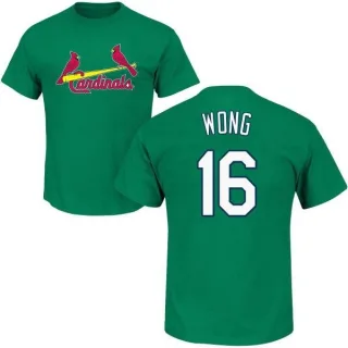 Kolten Wong St. Louis Cardinals St. Patrick's Day Name & Number T-Shirt - Green