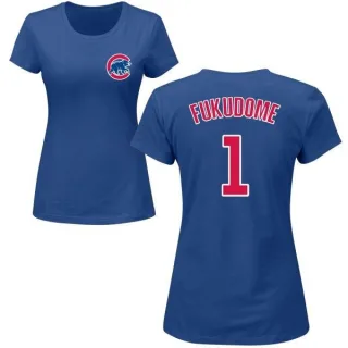 Kosuke Fukudome Women's Chicago Cubs Name & Number T-Shirt - Royal