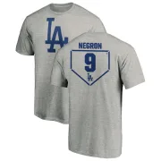 Kristopher Negron Los Angeles Dodgers RBI T-Shirt - Heathered Gray