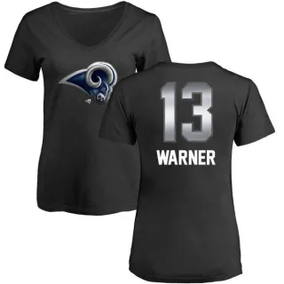 Kurt Warner Women's Los Angeles Rams Midnight Mascot T-Shirt - Black