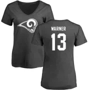 Kurt Warner Women's Los Angeles Rams One Color T-Shirt - Ash