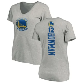 Ky Bowman Women's Golden State Warriors Ash Backer T-Shirt