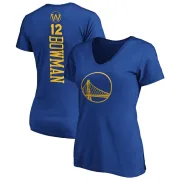 Ky Bowman Women's Golden State Warriors Royal Backer T-Shirt