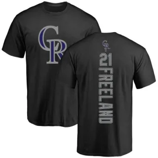Kyle Freeland Colorado Rockies Backer T-Shirt - Black