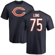 Kyle Long Chicago Bears Name & Number Logo T-Shirt - Navy