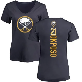 Kyle Okposo Women's Buffalo Sabres Backer T-Shirt - Navy