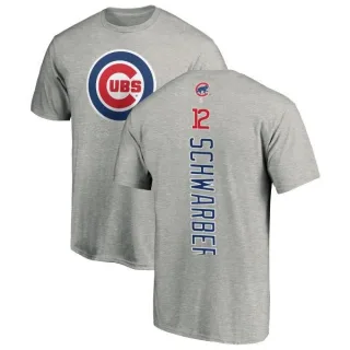 Kyle Schwarber Chicago Cubs Backer T-Shirt - Ash