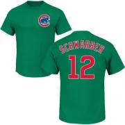 Kyle Schwarber Chicago Cubs St. Patrick's Day Name & Number T-Shirt - Green