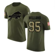 Kyle Williams Buffalo Bills Olive Salute to Service Legend T-Shirt