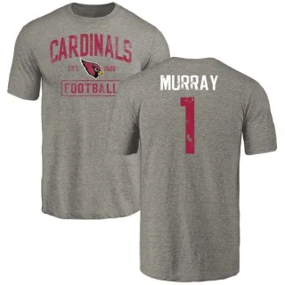 Kyler Murray Arizona Cardinals Gray Distressed Name & Number Tri-Blend T-Shirt