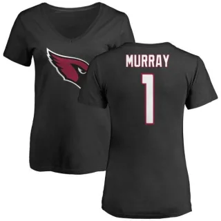 Kyler Murray Women's Arizona Cardinals Name & Number Logo Slim Fit T-Shirt - Black