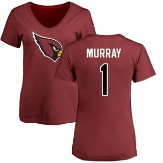 Kyler Murray Women's Arizona Cardinals Name & Number Logo Slim Fit T-Shirt - Maroon