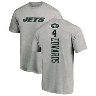 Lachlan Edwards New York Jets Backer T-Shirt - Ash