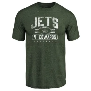 Lachlan Edwards New York Jets Flanker Tri-Blend T-Shirt - Green