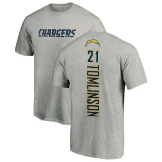 LaDainian Tomlinson Los Angeles Chargers Name & Number T-Shirt - Heather Gray