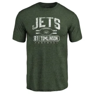 LaDainian Tomlinson New York Jets Flanker Tri-Blend T-Shirt - Green