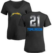 LaDainian Tomlinson Women's Los Angeles Chargers Midnight Mascot T-Shirt - Black