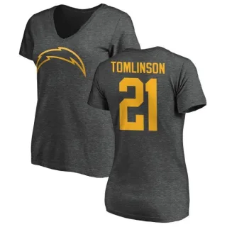 LaDainian Tomlinson Women's Los Angeles Chargers One Color T-Shirt - Ash