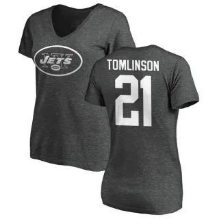 LaDainian Tomlinson Women's New York Jets One Color T-Shirt - Ash