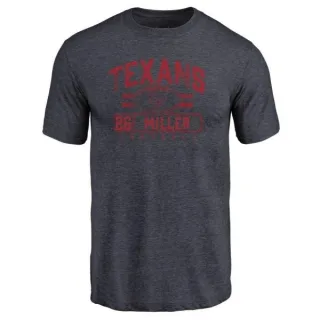 Lamar Miller Houston Texans Flanker Tri-Blend T-Shirt - Navy