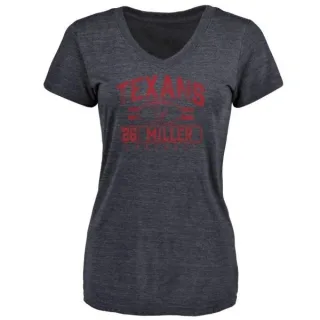 Lamar Miller Women's Houston Texans Flanker Tri-Blend T-Shirt - Navy