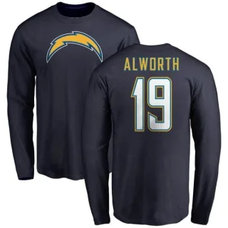 Lance Alworth Los Angeles Chargers Name & Number T-Shirt - Navy -