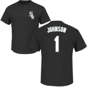 Lance Johnson Chicago White Sox Name & Number T-Shirt - Black