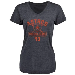 Lance McCullers Jr. Women's Houston Astros Base Runner Tri-Blend T-Shirt - Navy