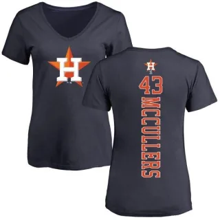 Lance McCullers Women's Houston Astros Backer Slim Fit T-Shirt - Navy