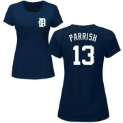 Lance Parrish Women's Detroit Tigers Name & Number T-Shirt - Navy