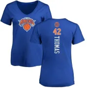 Lance Thomas Women's New York Knicks Royal Backer T-Shirt