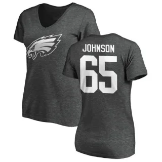 Lane Johnson Women's Philadelphia Eagles One Color T-Shirt - Ash