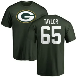 Lane Taylor Green Bay Packers Name & Number Logo T-Shirt - Green