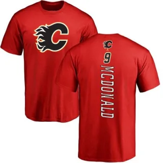 Lanny McDonald Calgary Flames Backer T-Shirt - Red