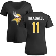 Laquon Treadwell Women's Minnesota Vikings Name & Number Logo Slim Fit T-Shirt - Black