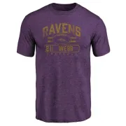 Lardarius Webb Baltimore Ravens Flanker Tri-Blend T-Shirt - Purple