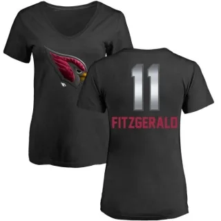 Larry Fitzgerald Women's Arizona Cardinals Midnight Mascot T-Shirt - Black