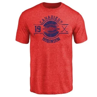 Larry Robinson Montreal Canadiens Insignia Tri-Blend T-Shirt - Red