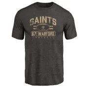 Larry Warford New Orleans Saints Flanker Tri-Blend T-Shirt - Black