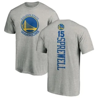 Latrell Sprewell Golden State Warriors Ash Backer T-Shirt